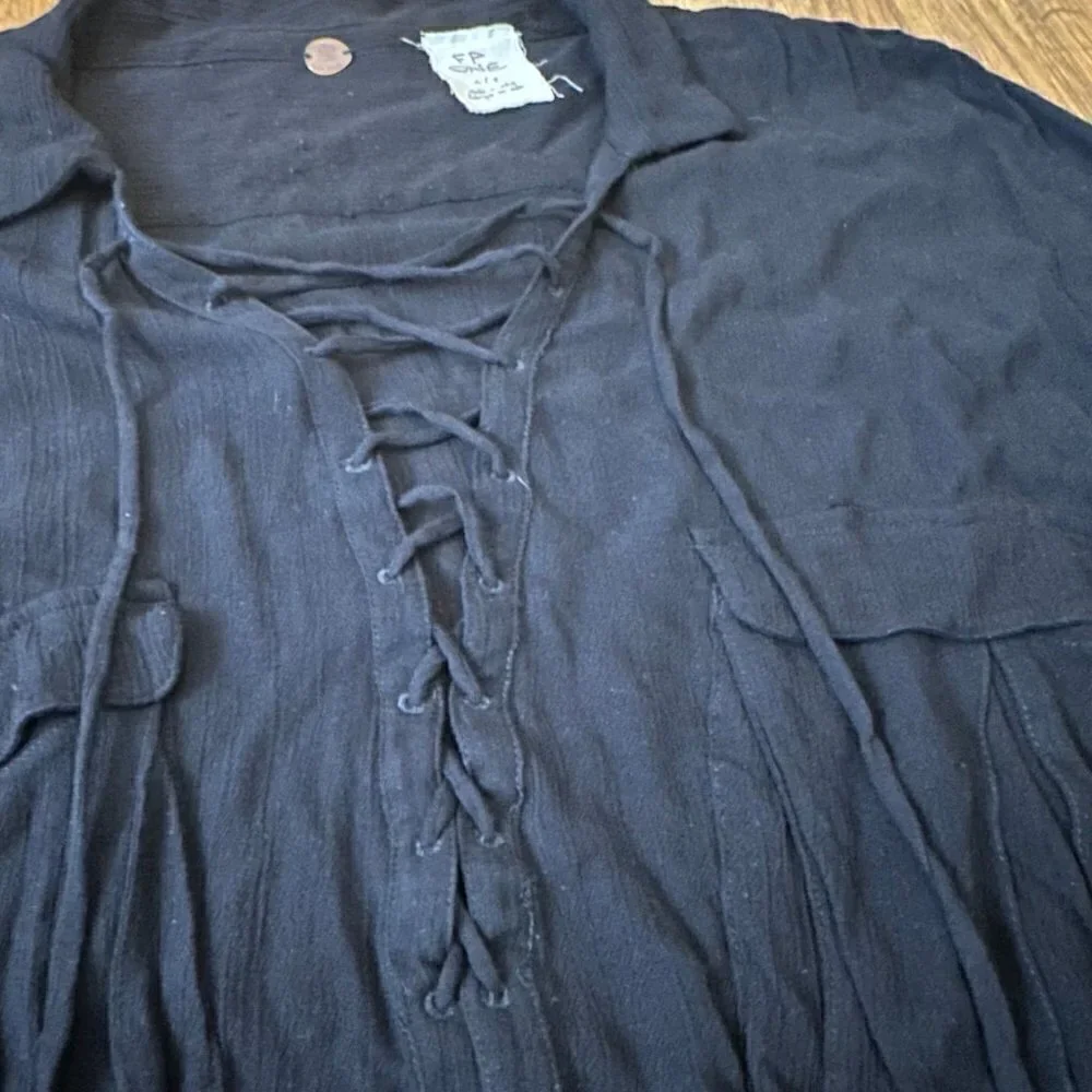 Free People FP One lace up top